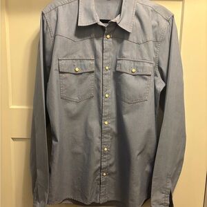 Gucci Light Blue Casual Button Down Shirt